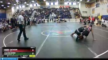 145 lbs Semifinals (8 Team) - Avery Jackson, Palm Bay vs Colton Byrd, Jensen Beach