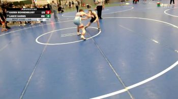 144 lbs Cons. Round 3 - Kaden Bohnenblust, Clearwater Youth Wrestling vs Lance Harms, Wrestling With Character