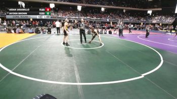 5A 132 lbs Cons. Round 1 - Aidan Jaramillo, Pflugerville Weiss vs Jayden Brown, Keller Fossil Ridge