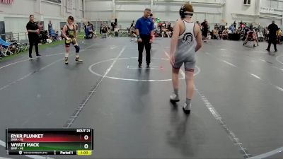 92 lbs Round 6 (8 Team) - Wyatt Mack, OMP vs Rykr Plunket, DWA