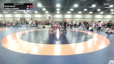 110 lbs Rr Rnd 3 - Elana Pelaez, Maryland Mana Power - GHSE vs Izabella Johnson, Capital City Wrestling Club - GHSE