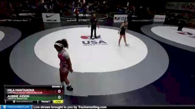 135 lbs Round 2 - Mila Mantanona, Coachella Valley Wrestling Club vs Aubrie Axson, Trifecta Wrestling