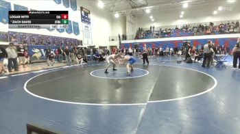 150 lbs Quarterfinal - Zach David, St. Maries vs Logan Nitti, Coeur D Alene