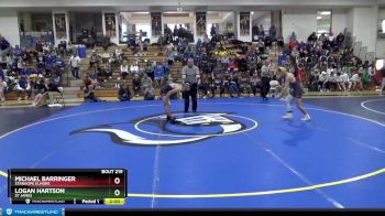 128 lbs Semifinal - Logan Hartson, St James vs Michael Barringer, Stanhope Elmore