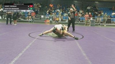 285 lbs Consi Of 16 #1 - Henry Redman, IN vs Sawyer Neemann, IA