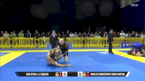 Nicklas Christopher Vinso Hartma vs Shai Iftar A. G. Esquilin 2025 Pan IBJJF Jiu-Jitsu No-Gi Championship