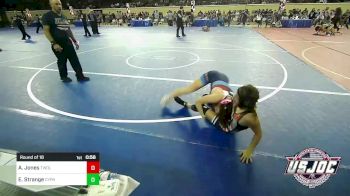 120 lbs Round Of 16 - Alexus Jones, TWolves Youth Wrestling vs Elliotte Strange, Cypress Wrestling Club