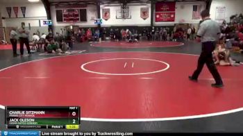 106 lbs Round 1 - Jack Oleson, Cedar Rapids Kennedy vs Charlie Sitzmann, Prairie City Monroe