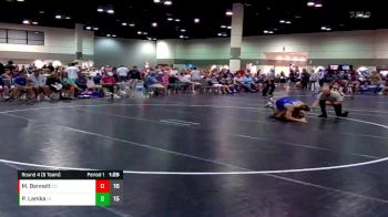 152 lbs Round 4 (6 Team) - Philip Lamka, Michigan Blue vs Matthew Bennett, Camden Greasers