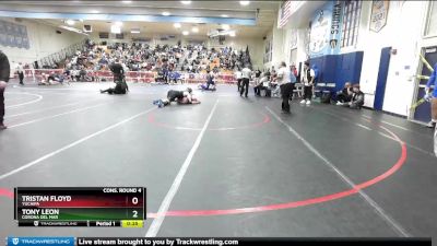 220 lbs Cons. Round 4 - Tony Leon, Corona Del Mar vs Tristan Floyd, Yucaipa