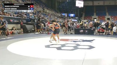 120 lbs Cons. Sub-rd Of 32 - Ikaika Alcantara, Nevada vs Mason Gibson, Texas