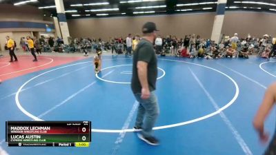 92 lbs Cons. Round 3 - Lucas Austin, Cypress Wrestling Club vs Maddox Lechman, Windsor Wrestling Club