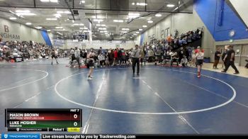 88 lbs Cons. Round 3 - Mason Brown, Northside Wrestling Club vs Luke Mosher, Ridgeline