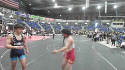 116 lbs 5th Place - Maddux Hernandez, Mwd vs Matthew Torres, Air Academy