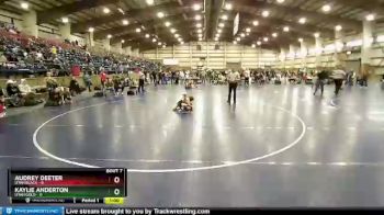 65 lbs Round 3 (6 Team) - Kaylie Anderton, Utah Gold vs Audrey Deeter, Utah Black