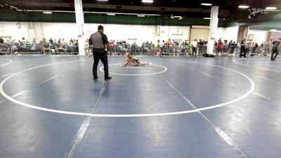 85 lbs Round Of 64 - Riley Crandall, PA vs Brennon Egan, NY