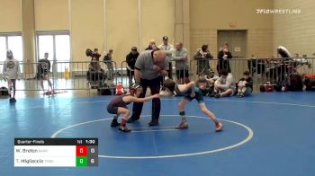 53 lbs Quarterfinal - Troy Migliaccio, Total Force ES vs Wyatt Breton, Smittys Barn ES