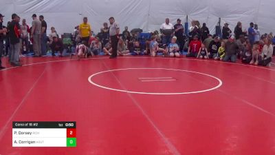 66 lbs Consi Of 16 #2 - Preston Dorsey, Richwood vs Aiden Corrigan, Houtzdale