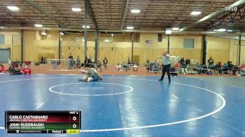 165 lbs Cons. Round 3 - John Rudebaugh, Eastern Oregon University vs Carlo Castagnaro, Arizona Christian University