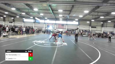 126 lbs Consolation - Mario Fernandez, Ateam vs Teagan Lewis, Funk Nasty