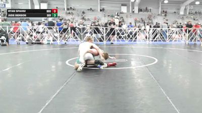 132 lbs Rr Rnd 3 - Ryan Spahiu, MetroWest United Storm - HSB vs Jude Benson, University Hawks Wrestling Club - HSB
