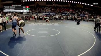 D 1 285 lbs Cons. Round 2 - Gavin Thomas, St. Amant vs Alex Hughes, Covington