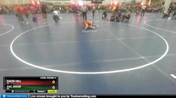 92 lbs Cons. Round 2 - Zac Snow, NE vs David Hill, AL