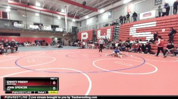 150 lbs Cons. Round 2 - Emmitt Priddy, Deer Park vs John Spencer, Fife