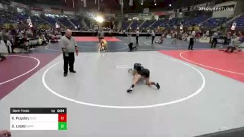 95 lbs Semifinal - Raidyn Pugsley, Southern Idaho WC vs Deven (ROF) Lopez, Duran Elite