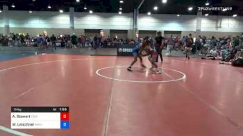 114 kg Quarterfinal - Aaron Stewart, Toss Em Up Wrestling Academy vs William Leischner, Mayo Quanchi Wrestling Club