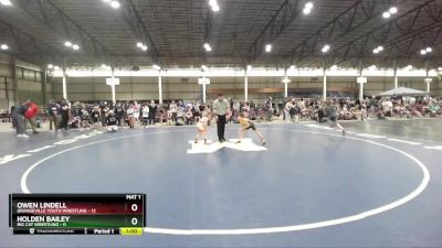 54 lbs Round 2 (4 Team) - Holden Bailey, Big Cat Wrestling vs Owen Lindell, Grangeville Youth Wrestling