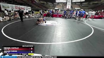 126 lbs Placement Matches (16 Team) - Michael Castillo, SJWA vs Giovani Cuevas, MDWA