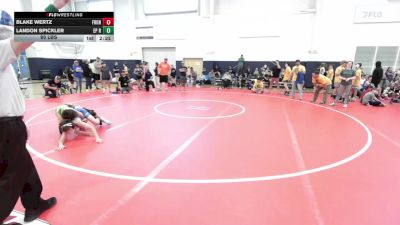 90 lbs Semifinal - Blake Wertz, Front Royal WC-MS vs Landon Spickler, EP Rattlers-MS