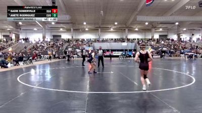Girls 107 lbs Champ. Round 1 - Sadie Somerville, Bearden High School vs Anete Rodriguez, Clarksville High School