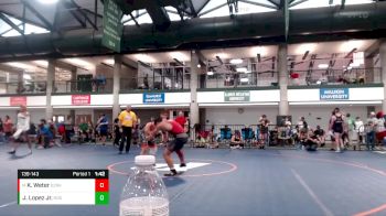 139-143 lbs Cons. Round 2 - Kameron Weter, Ozark Wrestling Club vs Johnny Lopez Jr., Unaffiliated