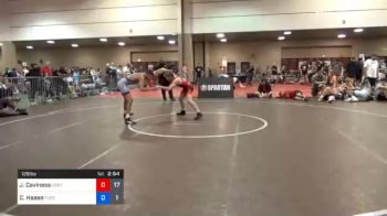 126 lbs Semifinal - Jayce Caviness, OKRTC vs Cooper Haase, Florida Pride Black