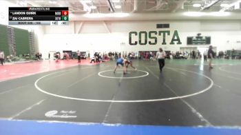 106 lbs Cons. Round 5 - Zai Cabrera, South Torrance vs Landon Quirk, Nordhoff