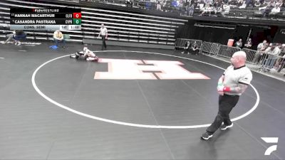 5A 115 lbs Cons. Semi - Casandra Pastrana, Cyprus vs Hannah MacArthur, Clearfield