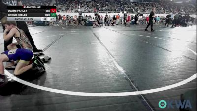 58 lbs Consi Of 8 #2 - Loxus Farley, Chickasha Wrestling vs Bronc Seeley, Cowboy Wrestling Club
