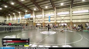 70 lbs Quarterfinal - Nox O`Brien, Utah vs Jace Brackett, Colorado