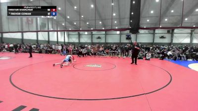 16U Boys FS - 113 lbs Champ. Round 2 - Tristen Starcher, WA vs Trevor Cowan, UT