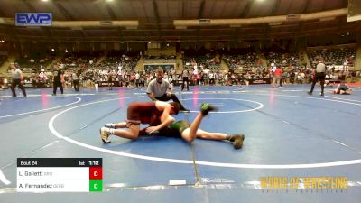 100 lbs Round Of 16 - Luca Galietti, Grit Mat Club vs Aiden Fernandez, Derby