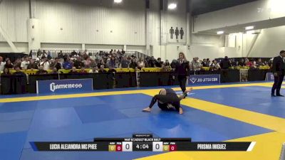 Prisma Iniguez vs Lucia Alejandra Mc Phee 2025 World IBJJF Jiu-Jitsu No-Gi Championship