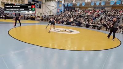 120 lbs 3rd Place Match - Zachary Derbyshire, Salesianum vs Mason Milligan, First State Military Academy