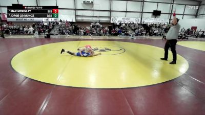 113 lbs Quarterfinal - Jorge (JJ) Munoz, Carbon vs Max Mckinlay, Richfield