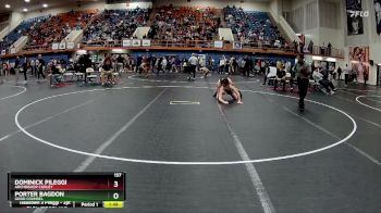 157 lbs Champ. Round 1 - Dominick Pileggi, Archbishop Curley vs Porter Bagdon, Good Counsel