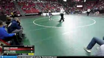 D1-160 lbs Cons. Round 1 - Layth Jaraba, Milw. Ronald Reagan vs Brody Hemauer, DeForest