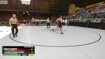 6A - 138 lbs Quarterfinal - Landen Kocher-Munoz, Topeka-Washburn Rural vs Phillip Bowers, Wichita-Northwest