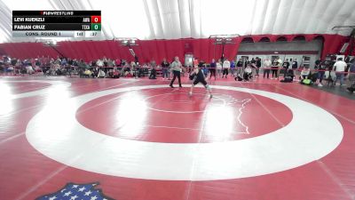 USA Junior Boys - 120 lbs Cons. Round 1 - Fabian Cruz, Texas vs Levi Kuenzli, Askren Wrestling Academy