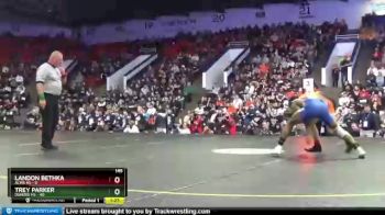 145 lbs Finals (8 Team) - Trey Parker, Dundee HS vs Landon Bethka, Alma HS